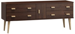 Komoda NR4 Venuci 2S - v58 x š115 x h42, ořech