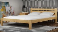Dřevěná postel Azja 120x200 + rošt ZDARMA - borovice