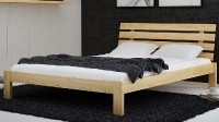 Dřevěná postel Klara 160x200 + rošt ZDARMA - borovice