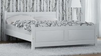 Dřevěná postel Lena 160x200 + rošt ZDARMA - borovice
