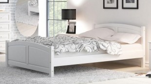 Dřevěná postel Mela 180x200 + rošt ZDARMA - borovice