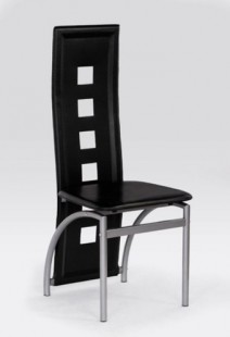 Kovová židle K4 M - hnědá - druhá jakost
