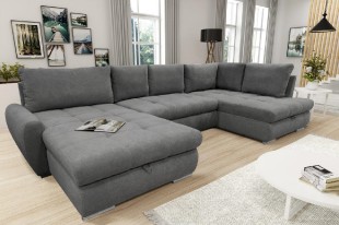 Sedací souprava Calista XL levá tmavě šedá