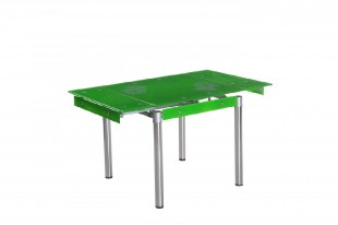Jídelní stůl GD-082 rozkládací zelený 1458