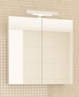 Koupelnová skříňka se zrcadlem Gizmo E60 bílá 4067