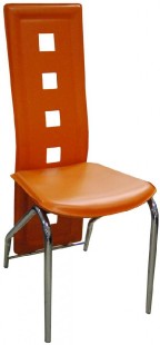 Jídelní židle F-131, oranžová