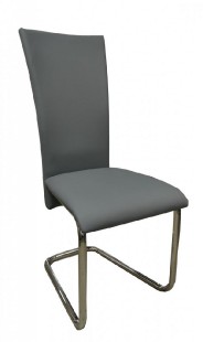 Kovová židle F-245 - grafitová