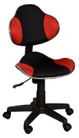 Dětská židle QZY-G2 - černo-červená