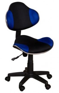 Dětská židle QZY-G2 - černo-modrá