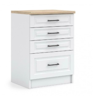 Kuchyňská skříňka Irma SZ40-4SZ bílá MAT