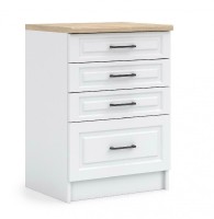 Kuchyňská skříňka Irma SZ40-4SZ bílá MAT