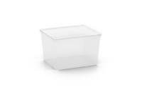 Plastový úložný box C-Box Transparent CUBE, 27 L