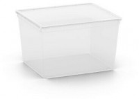 Plastový úložný box C-Box Transparent CUBE, 27 L