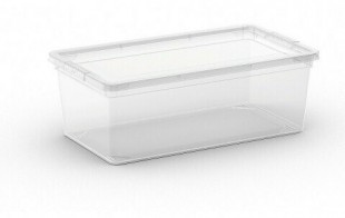 KIS Plastový úložný box C-Box Transparent XS 6 L