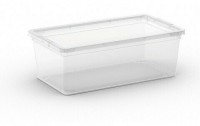 KIS Plastový úložný box C-Box Transparent XS 6 L