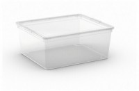 C box M, 18 litrů transparentní provedení KIS 008404WHTR