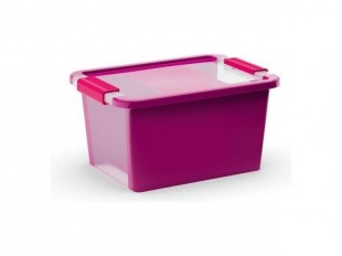 Bi box S, plastový 11 litrů průhledný/fialový KIS 008452LVN