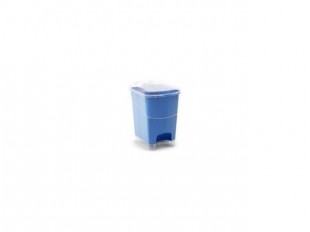 Koš na odpad Koral Bin L- průhledný / modrý, 20L