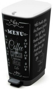 Kis Koš na odpad Chic Bin L - Coffee Menu, 60L