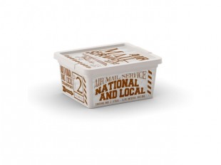 Plastový úložný box C-Box Wood XXS, 2 L