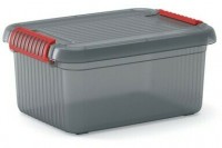 Kis úložný box K Latch Box S šedo-oranžový