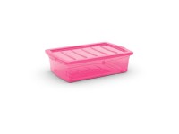 Spinning Box M s kolečky 30l, růžový