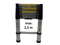 Teleskopický žebřík Alu, 2,5m