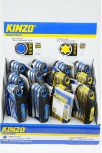 KINZO Sada imbusových klíčů a torx klíčů