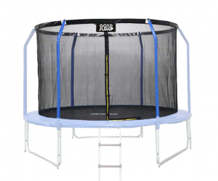 Ochranná síť na trampolínu 400 cm - INSIDE - na 8 trubek - černá