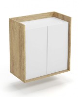 Komoda Mobius 2D, hakora přírodní / alpská bílá