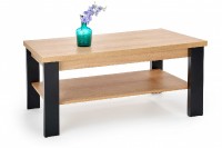 Konferenční stolek JENNA, přírodní / černá, lamino