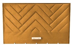Čelo W-1 k posteli MODULO 160, Monolith 48 (hořčice)