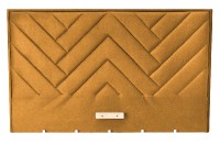 Čelo W-1 k posteli MODULO 160, Monolith 48 (hořčice)