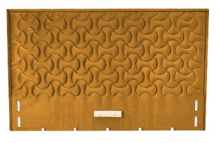 Čelo W-2 k posteli MODULO 160, Monolith 48 (hořčice)