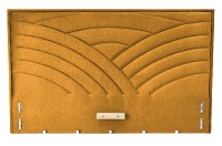 Čelo W-3 k posteli MODULO 160, Monolith 48 (hořčice)