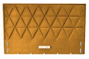 Čelo W-5 k posteli MODULO 160, Monolith 48 (hořčice)
