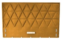 Čelo W-5 k posteli MODULO 160, Monolith 48 (hořčice)