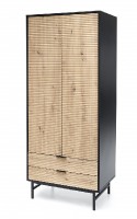 Skříň MURANO S-1 artisan dub/černá (2ks=1ks)
