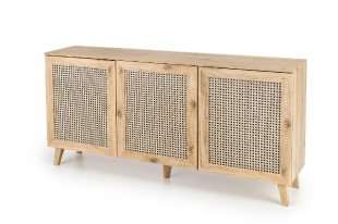Komoda Borneo KM-1, dub artisan / černá