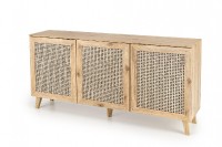 Komoda Borneo KM-1, dub artisan / černá