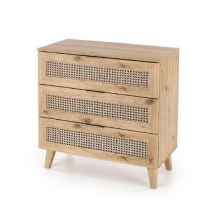 Komoda Borneo KM-2, dub artisan / černá