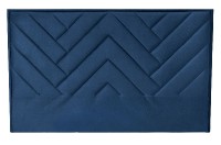 MODULO W1 postel 160x200 - tmavě modré čelo a kohoutek. Monolit 77