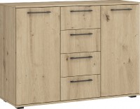 Modulární šatní systém FLEX - komoda KM-2, dub artisan