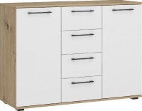 Modulární šatní systém FLEX - Komoda KM-2 artisan dub/bílá