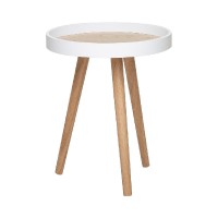 Odkládací stolek FANO bílý/borovice