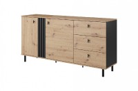 Komoda DISMA 2D3S, Dub Artisan / Antracit