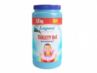 Tablety LAGUNA 6v1 průběžná dezinfekce bazénu 1,6kg