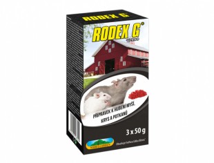 Rodenticid RODEX G zrno 3x50g