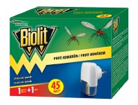 Odpařovač BIOLIT elektrický proti komárům 45 nocí 27 ml