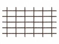 Mřížka na rostliny FERRO V kovová hnědá 0,75x1,45m 4-4,7mm
